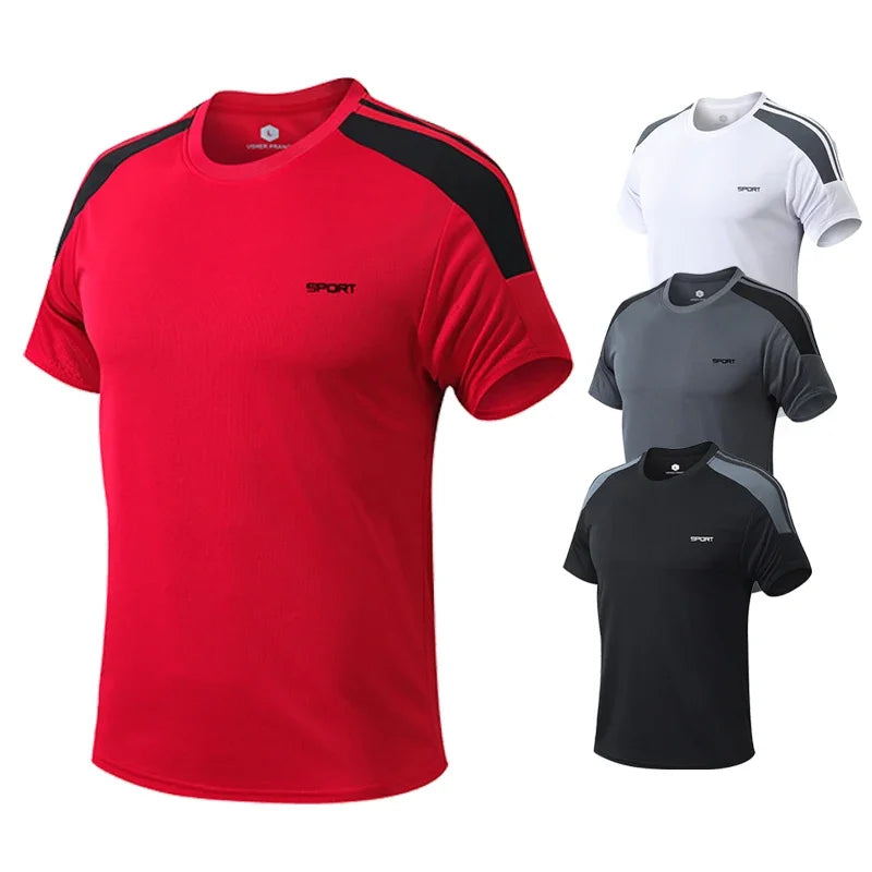 Sports Jersey De Basketball Uniform for Men Breathable Short Sleeve Outdoor Football Uniforms 2pcs Set Gym Suit Running Dry Fit