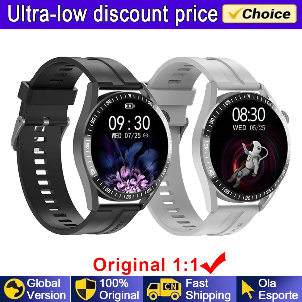 2025 New For Huawei Smart Watch Men Watch 5 Pro AMOLED HD Screen Bluetooth Call GPS NFC Heart Rate Sport SmartWatches PK Gt5 Wh8