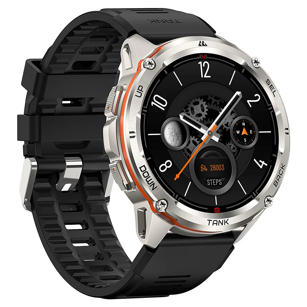 2025 NEW KOSPET TANK T3 Ultra GPS Smartwatches For Men Women Electronic Fitness Smart Watch Military Digital Waterproof Watches