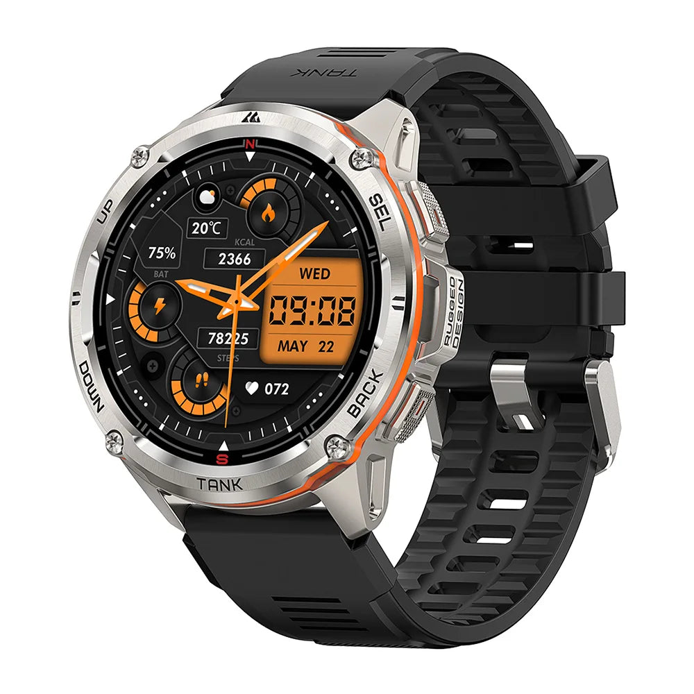 2025 NEW KOSPET TANK T3 Ultra GPS Smartwatches For Men Women Electronic Fitness Smart Watch Military Digital Waterproof Watches