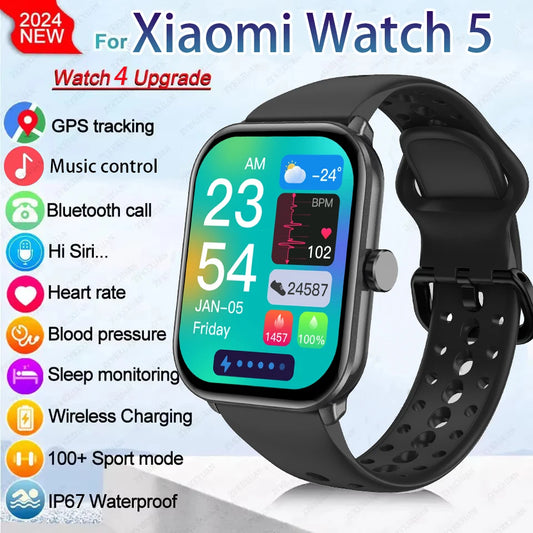 2025 New For Xiaomi Smart Watch Men Women 2.01-Inch HD Full Touch Screen Waterproof Bluetooth Call Health monitor Smartwatches