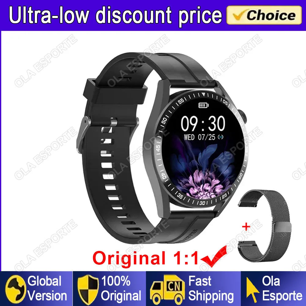 2025 New For Huawei Smart Watch Men Watch 5 Pro AMOLED HD Screen Bluetooth Call GPS NFC Heart Rate Sport SmartWatches PK Gt5 Wh8