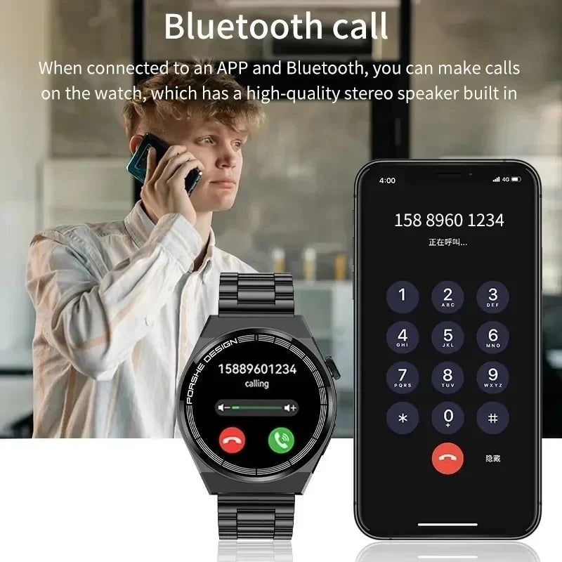 2025 New For Huawei Smart Watch Men Watch 5 Pro AMOLED HD Screen Bluetooth Call GPS NFC Heart Rate Sport SmartWatches PK Gt5 Wh8