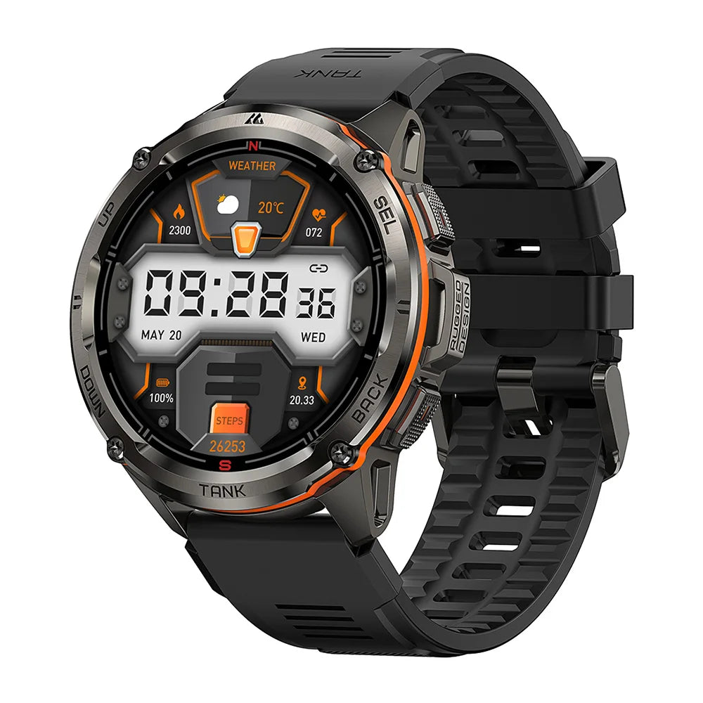 2025 NEW KOSPET TANK T3 Ultra GPS Smartwatches For Men Women Electronic Fitness Smart Watch Military Digital Waterproof Watches